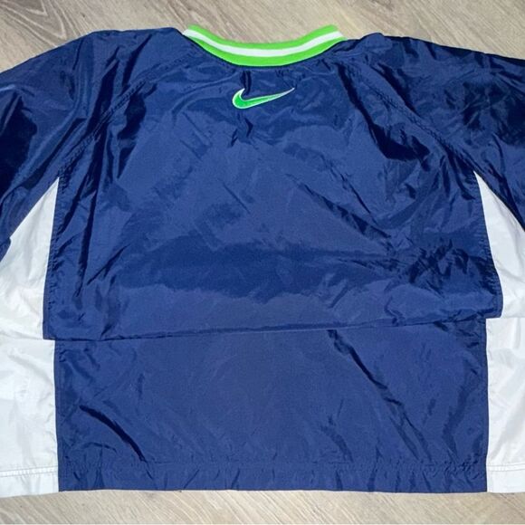 Nike Vintage Windbreaker Jacket Short Sleeve Blue - Picture 5 of 6